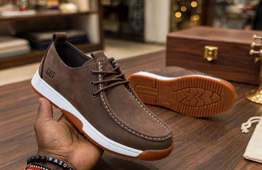 Casual leather shoes