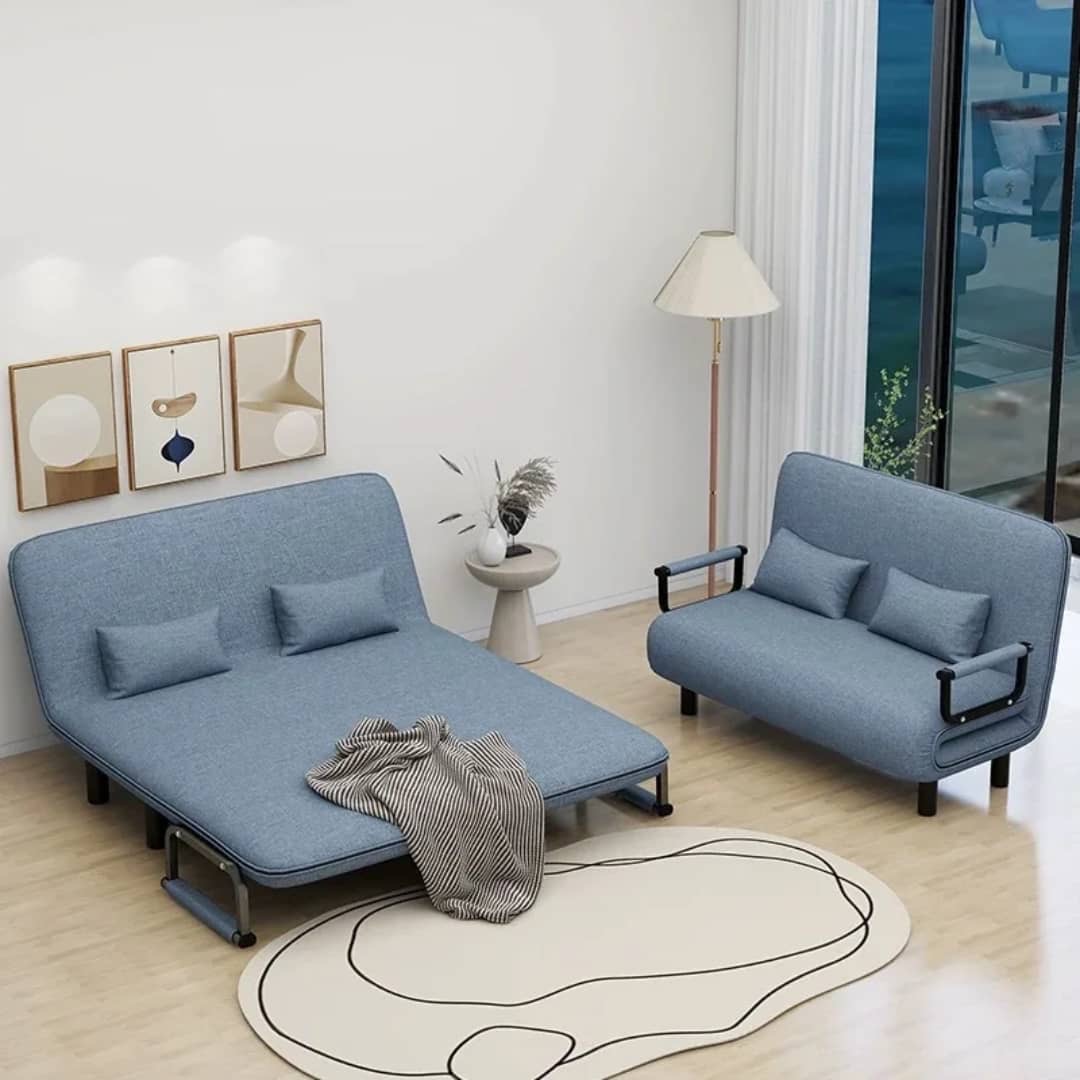 Convertible sofa-bed seater