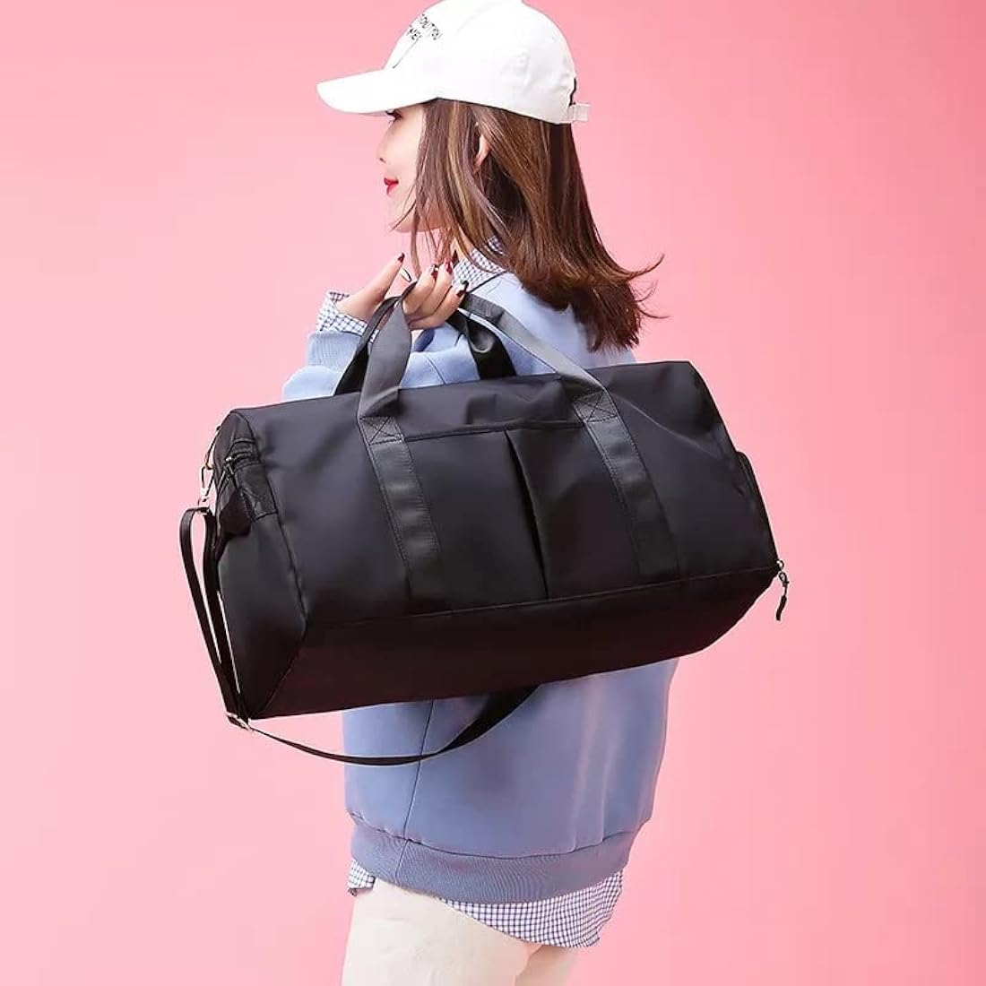 Waterproof gym duffel bag