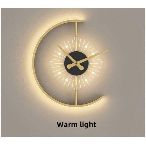 Modern LED Wall Clock Lamp