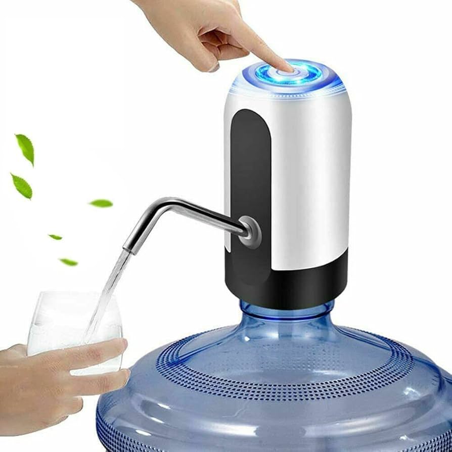 portable electric water bottle pump