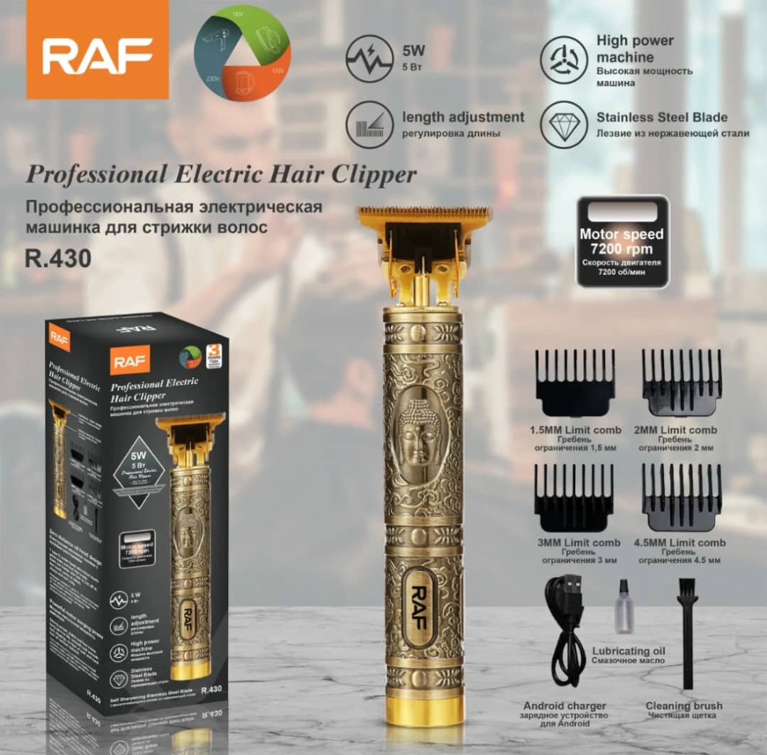 RAF R.430 professional electric hair clipper & shaver