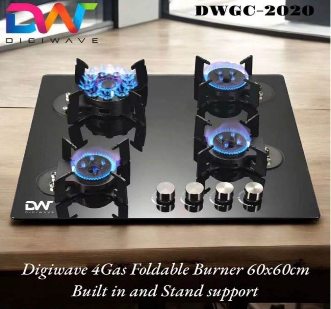 Digiwave DWGC2020G 4-Foldable Burner Gas Hob