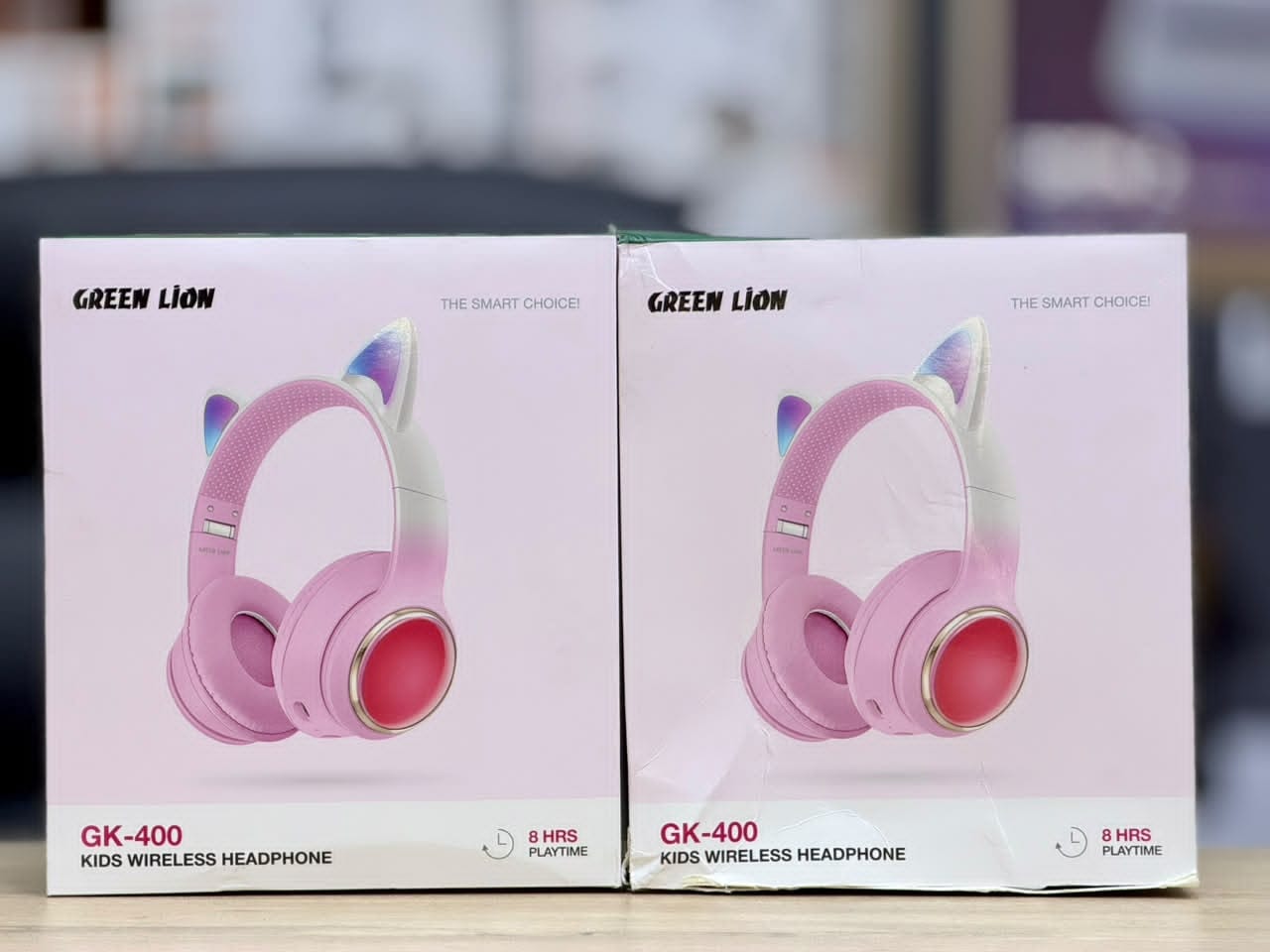 Greenlion GK400 Kids Wireless Headphones Cat Ears