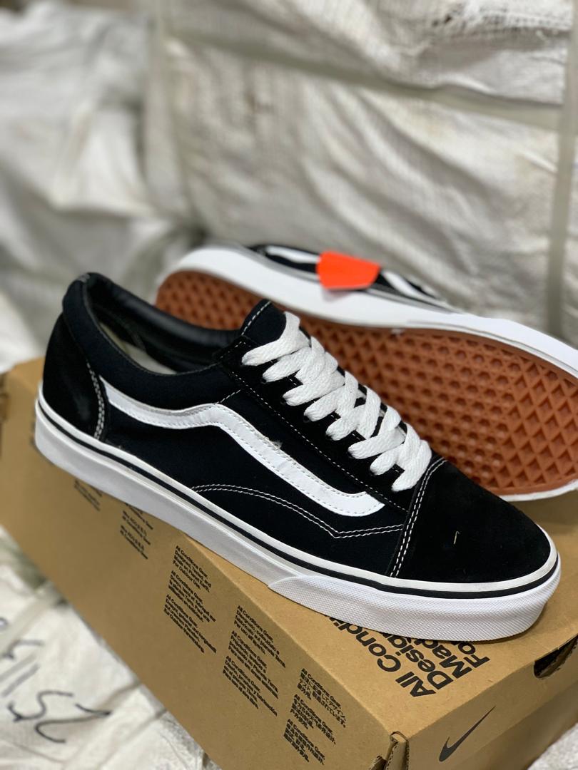 Original Vans VINTAGE sneakers black / black-white