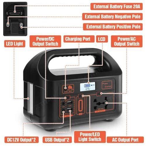 150 watts inverter -outdoor powerbank storage