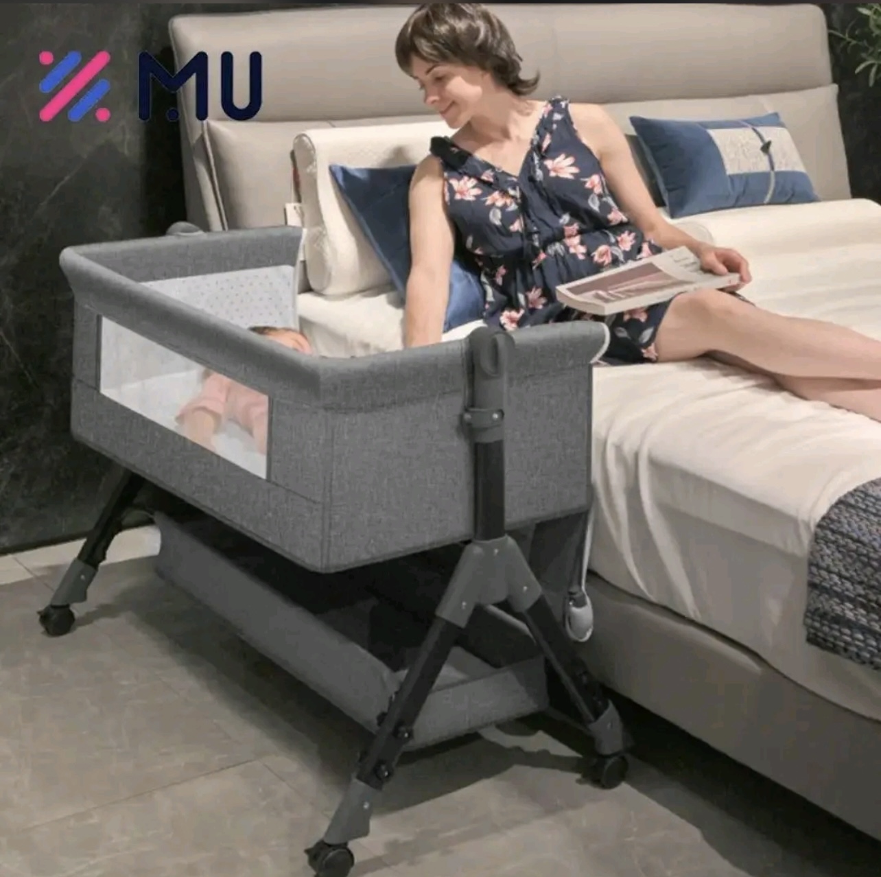 Foldable baby bed bassinet/cradle/co-sleeper