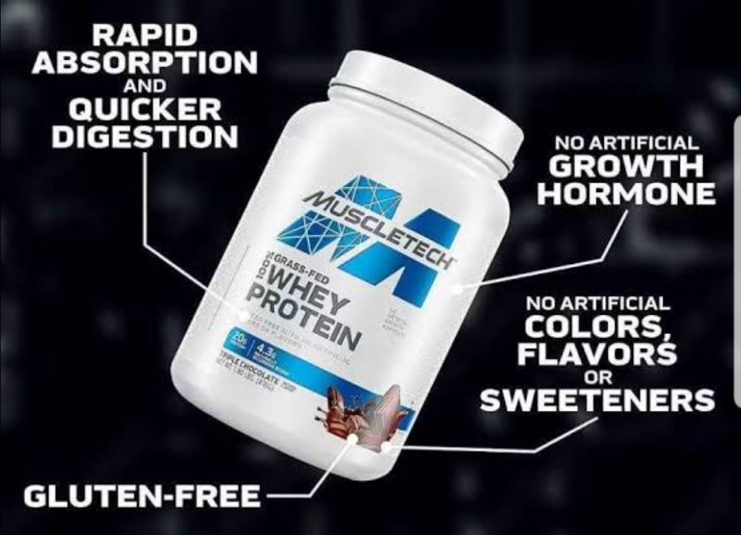 MuscleTech 100% Grass-Fed Whey Protein/weight gain