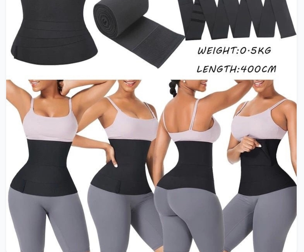 Adjustable  bandage wrap waist trainer belt / post partum belt