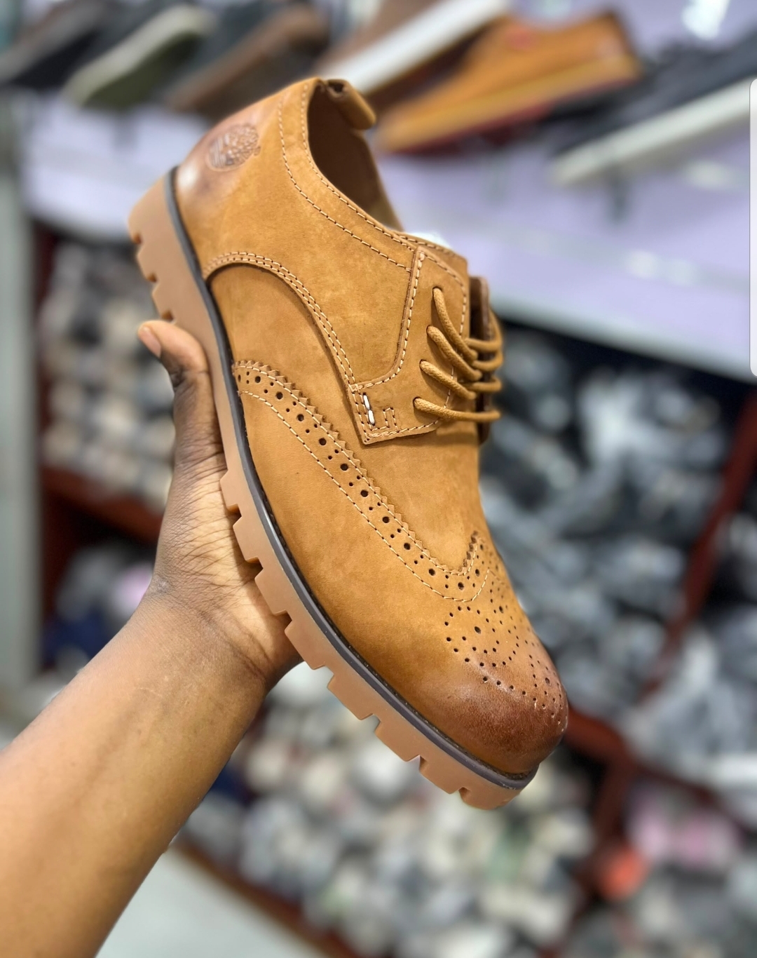 Brown Timberland casual low Oxford