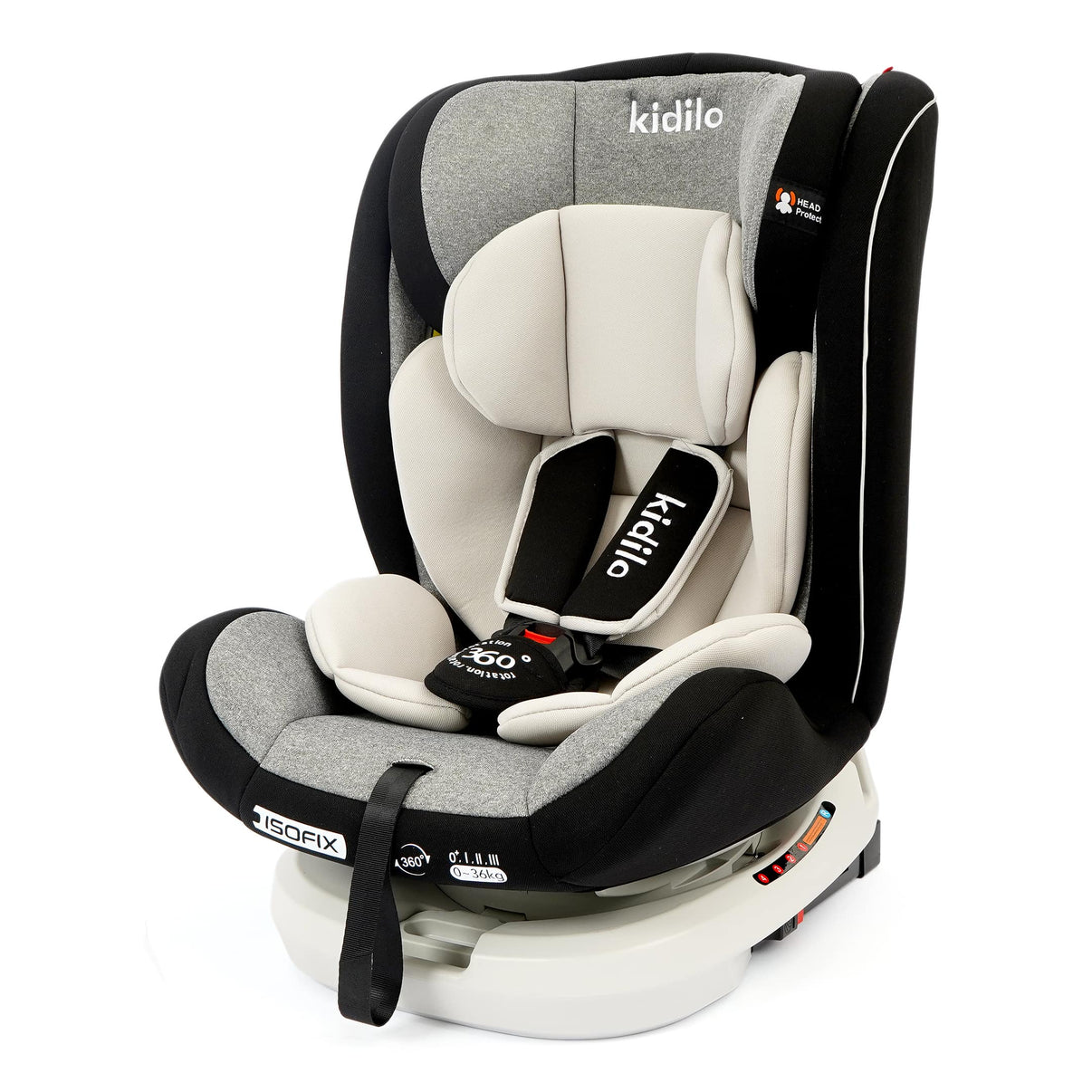 KIDILO Adjustable Baby Car Seat with Side Impact Protection