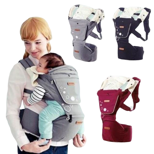 Ai-Mama Ergonomic Baby Carrier with Hip Seat