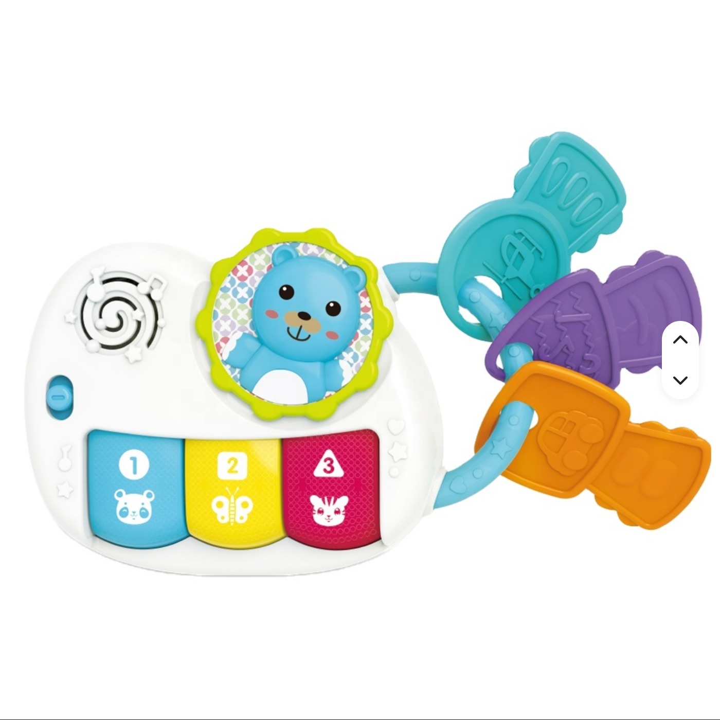 Baby Musical Keys – Sensory Teether Toy with Lights & Sound