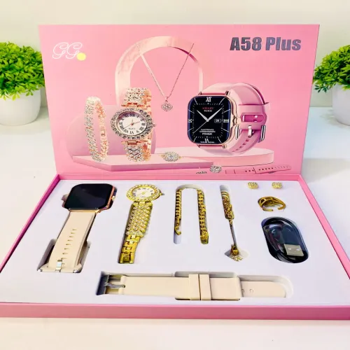 A58 Plus ladies Luxury Gift Set watch / bracelet/ earrings/